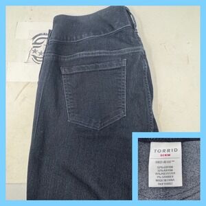 Torrid Denim‎ First Fit Jegging Dark Wash High Rise Stretch Womens Plus Size 17